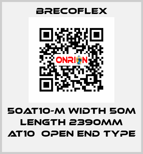 50AT10-M Width 50m Length 2390mm AT10　Open end type Brecoflex