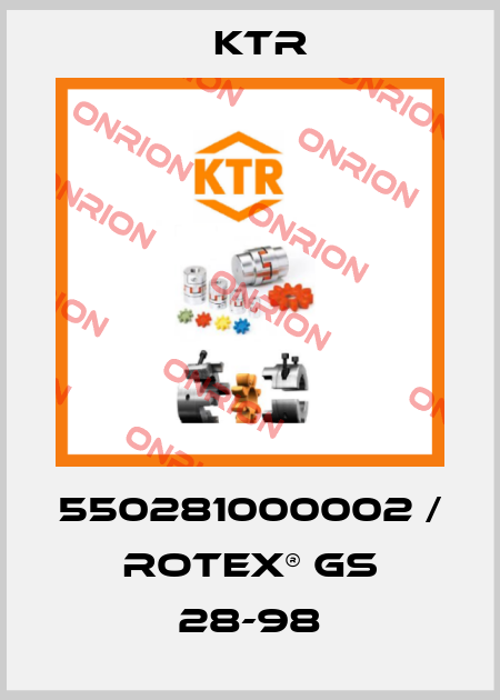 550281000002 / ROTEX® GS 28-98 KTR