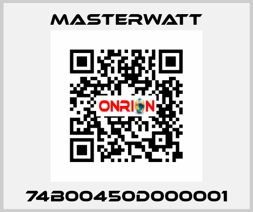 74B00450D000001 Masterwatt