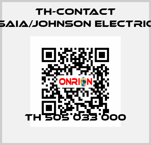 TH 505 033 000 TH-Contact (Saia/Johnson Electric)