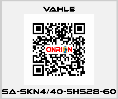 SA-SKN4/40-5HS28-60 Vahle