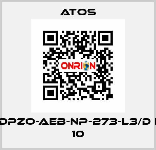 DPZO-AEB-NP-273-L3/D I 10 Atos