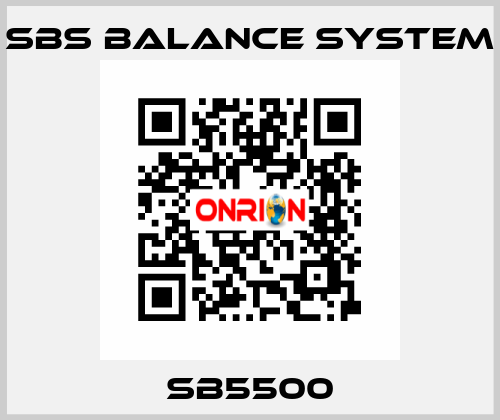 SB5500 SBS BALANCE SYSTEM