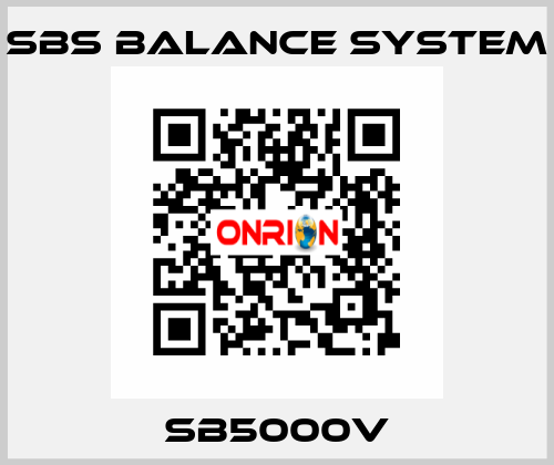 SB5000V SBS BALANCE SYSTEM