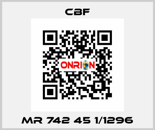 MR 742 45 1/1296 CBF