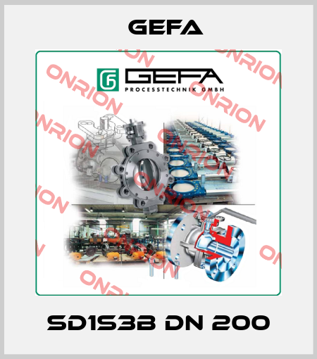 SD1S3B DN 200 Gefa