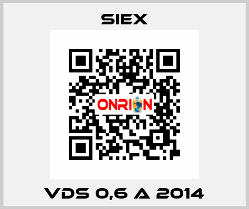 VDS 0,6 A 2014 SIEX