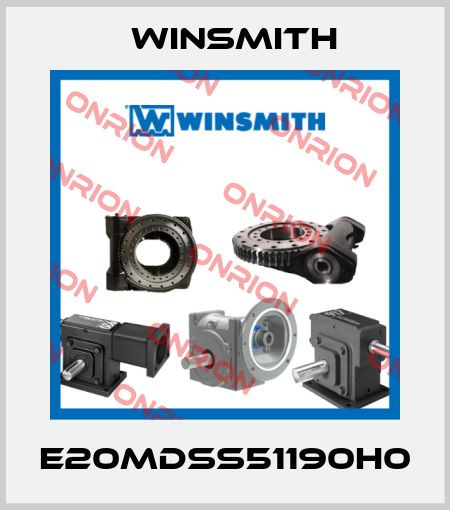E20MDSS51190H0 Winsmith