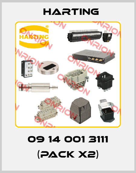 09 14 001 3111 (pack x2) Harting