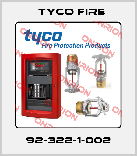 92-322-1-002 Tyco Fire