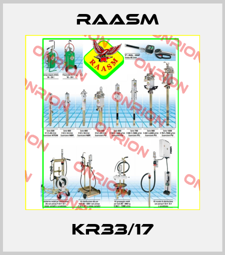 KR33/17 Raasm