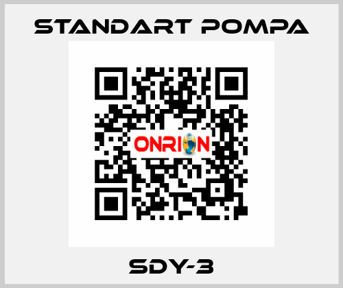 SDY-3 STANDART POMPA