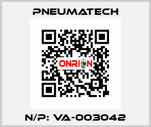 N/P: VA-003042 Pneumatech