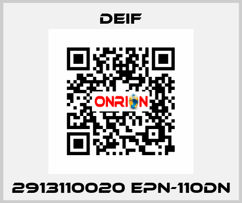 2913110020 EPN-110DN Deif