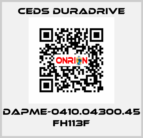 DAPME-0410.04300.45 FH113F Ceds Duradrive