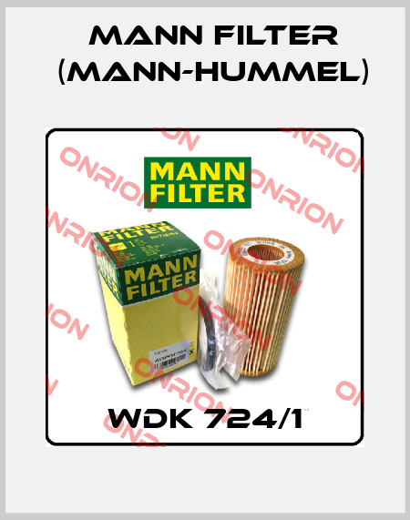 WDK 724/1 Mann Filter (Mann-Hummel)