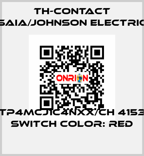 TP4MCJ1C4NXX/CH 4153 Switch color: Red TH-Contact (Saia/Johnson Electric)