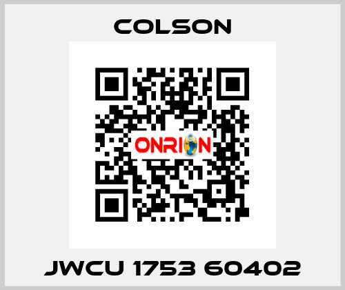 JWCU 1753 60402 Colson