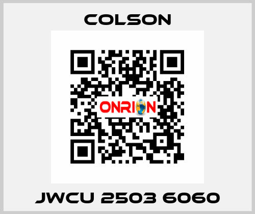 JWCU 2503 6060 Colson