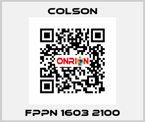 FPPN 1603 2100 Colson