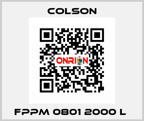 FPPM 0801 2000 L  Colson