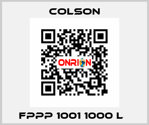 FPPP 1001 1000 L   Colson