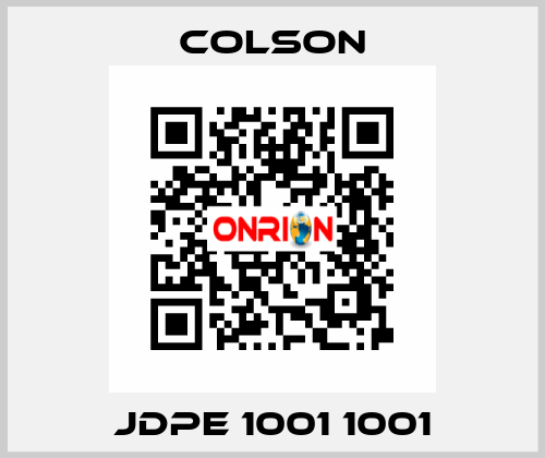 JDPE 1001 1001 Colson