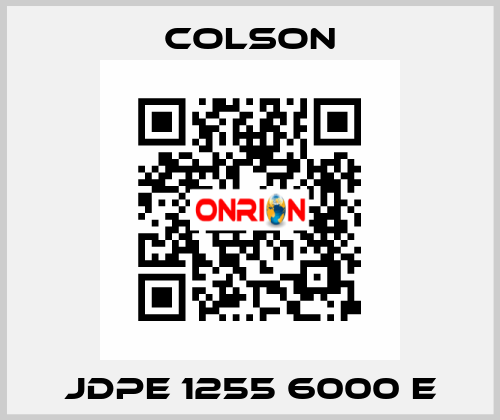 JDPE 1255 6000 E Colson