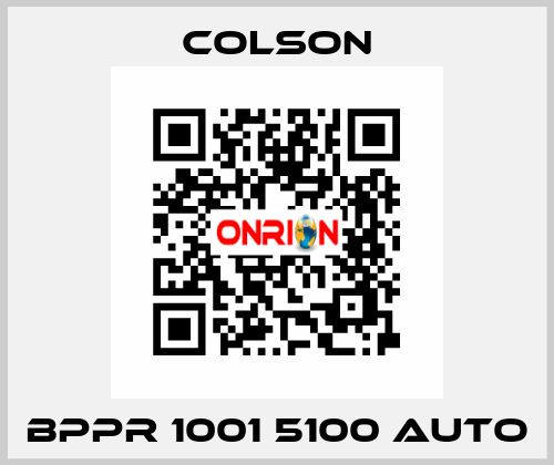 BPPR 1001 5100 AUTO Colson