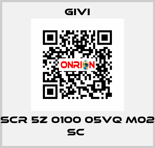 SCR 5Z 0100 05VQ M02 SC  Givi