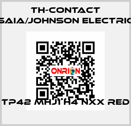 TP42 MHJ1 H4 NXX RED TH-Contact (Saia/Johnson Electric)