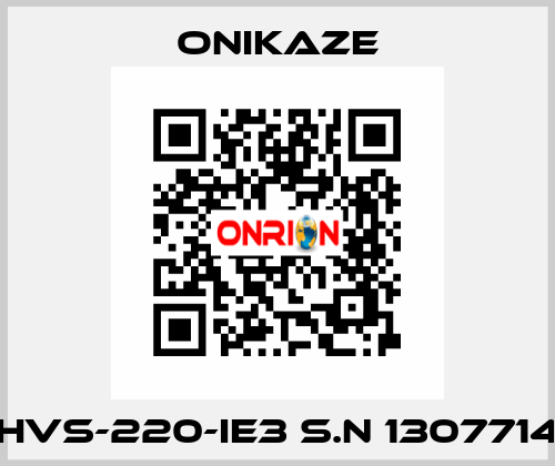 HVS-220-IE3 S.N 1307714 Onikaze