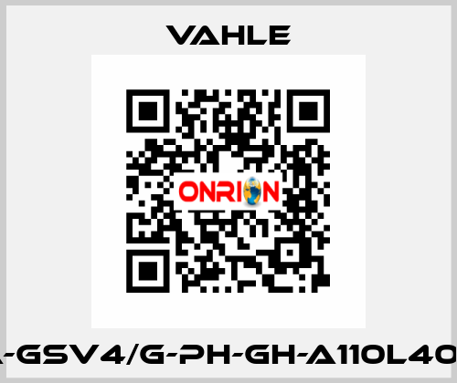 SA-GSV4/G-PH-GH-A110L40-16 Vahle