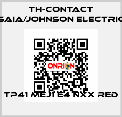 TP41 MEJ1 E4 NXX RED TH-Contact (Saia/Johnson Electric)