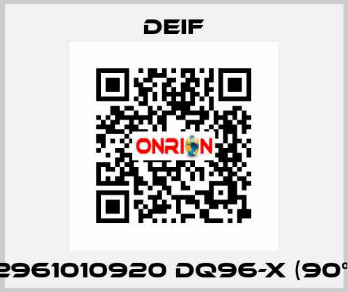 2961010920 DQ96-x (90°) Deif