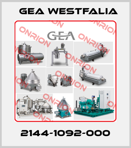 2144-1092-000 Gea Westfalia