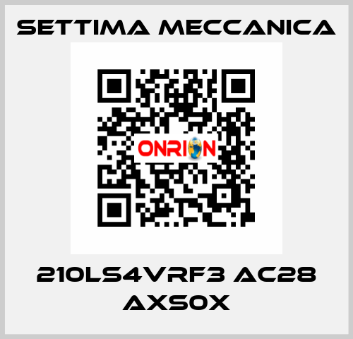 210LS4VRF3 AC28 AXS0X Settima Meccanica