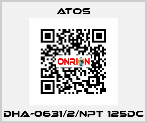 DHA-0631/2/NPT 125DC Atos