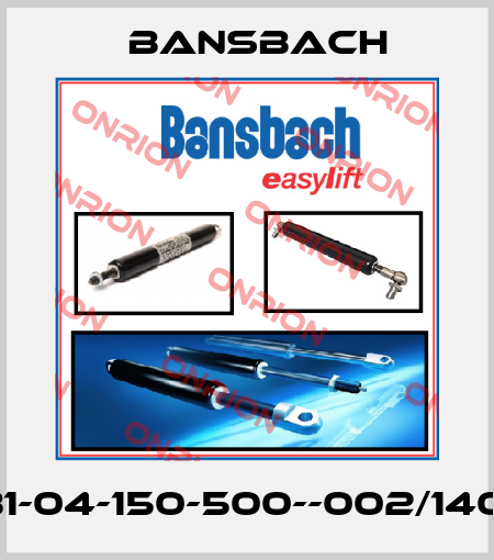 B1B1-04-150-500--002/1400N Bansbach