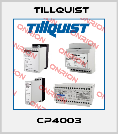 CP4003 Tillquist