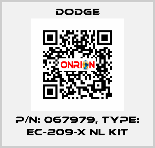 p/n: 067979, Type: EC-209-X NL KIT Dodge