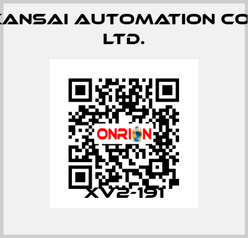 XV2-191 KANSAI Automation Co., Ltd.