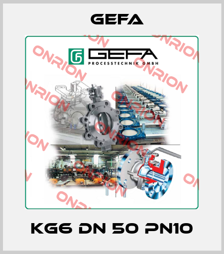 KG6 DN 50 PN10 Gefa