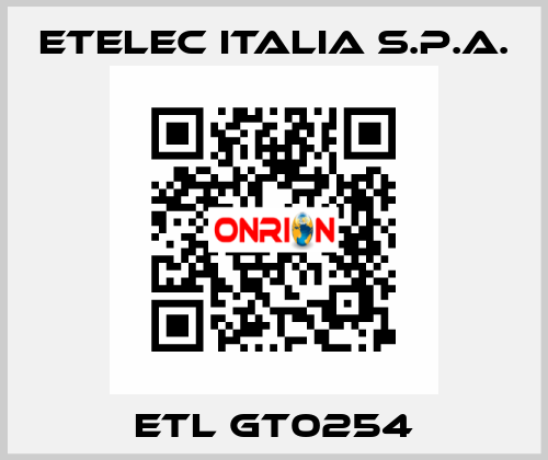 ETL GT0254 Etelec Italia S.p.A.