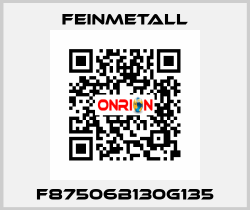 F87506B130G135 FEINMETALL