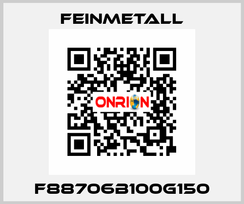 F88706B100G150 FEINMETALL