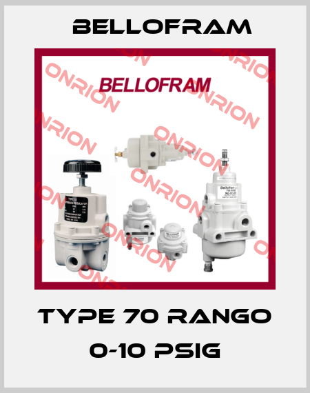 TYPE 70 Rango 0-10 psig Bellofram