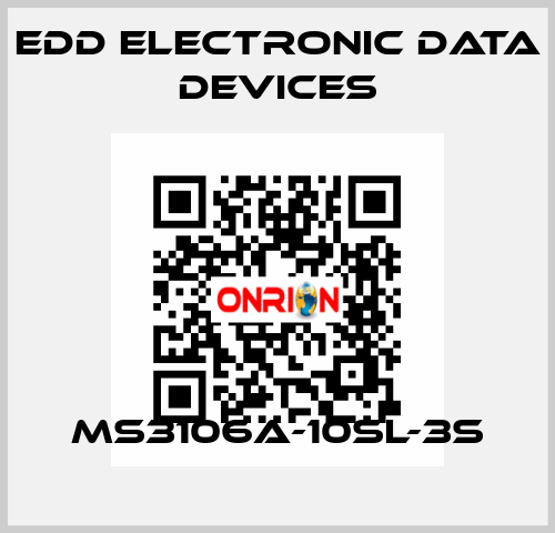 MS3106A-10SL-3S EDD Electronic Data Devices