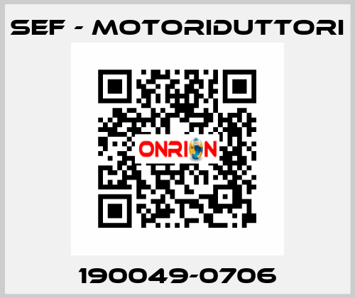 190049-0706 SEF - MOTORIDUTTORI