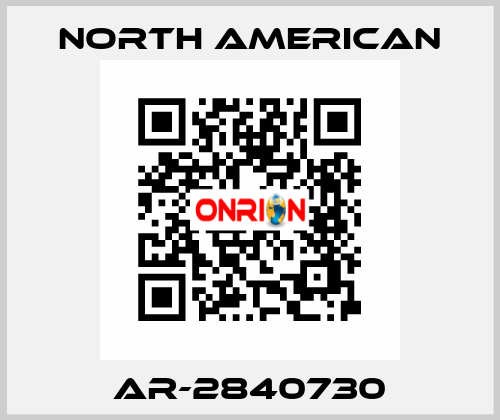 AR-2840730 NORTH AMERICAN